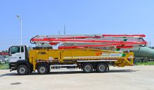 XCMG official new with sitrak chassis China 58m concrete pump truck HB58V price